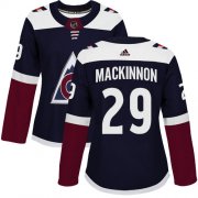 Wholesale Cheap Adidas Avalanche #29 Nathan MacKinnon Navy Alternate Authentic Women's Stitched NHL Jersey