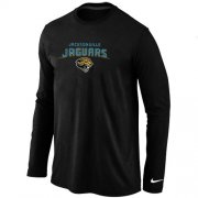 Wholesale Cheap Nike Jacksonville Jaguars Heart & Soul Long Sleeve T-Shirt Black