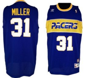 Wholesale Cheap Indiana Pacers #31 Reggie Miller NBA Hardwood Classic Swingman Blue Jersey