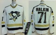 Wholesale Cheap Penguins #71 Evgeni Malkin White 2014 Stadium Series Autographed Stitched NHL Jersey