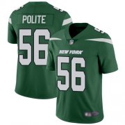 Wholesale Cheap Nike Jets #56 Jachai Polite Green Team Color Men's Stitched NFL Vapor Untouchable Limited Jersey