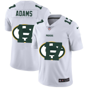 Wholesale Cheap Green Bay Packers #17 Davante Adams White Men's Nike Team Logo Dual Overlap Limited NFL Jersey