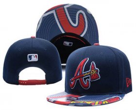 Wholesale Cheap MLB Atlanta Braves Snapback Ajustable Cap Hat YD 3