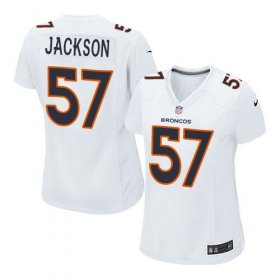 Wholesale Cheap Nike Broncos #57 Tom Jackson White Women\'s Stitched NFL Game Event Jersey