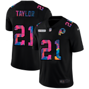 Cheap Washington Redskins #21 Sean Taylor Men's Nike Multi-Color Black 2020 NFL Crucial Catch Vapor Untouchable Limited Jersey