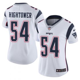 Wholesale Cheap Nike Patriots #54 Dont\'a Hightower White Women\'s Stitched NFL Vapor Untouchable Limited Jersey