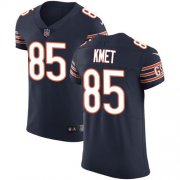 Wholesale Cheap Nike Bears #85 Cole Kmet Navy Blue Team Color Men's Stitched NFL Vapor Untouchable Elite Jersey