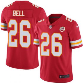 Wholesale Cheap Nike Chiefs #26 Le\'Veon Bell Red Team Color Men\'s Stitched NFL Vapor Untouchable Limited Jersey