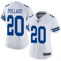 Wholesale Cheap Women's Dallas Cowboys #20 Tony Pollard White Vapor Untouchable Limited Jersey