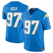 Wholesale Cheap Men's Los Angeles Chargers #97 Joey Bosa Blue 2023 F.U.S.E. Vapor Untouchable Limited Stitched Jersey