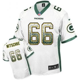 Wholesale Cheap Nike Packers #66 Ray Nitschke White Men\'s Stitched NFL Elite Drift Fashion Jersey