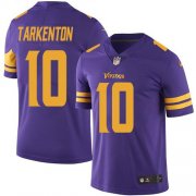 Wholesale Cheap Nike Vikings #10 Fran Tarkenton Purple Men's Stitched NFL Limited Rush Jersey