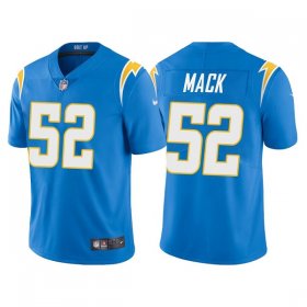 Wholesale Cheap Men\'s Los Angeles Chargers #52 Khalil Mack Blue Vapor Untouchable Limited Stitched Jersey