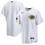 Wholesale Cheap Men's Cincinnati Reds Blank White 2022 All-Star Cool Base Stitched Baseball Jersey