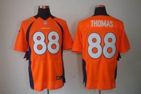 Wholesale Cheap Nike Broncos #88 Demaryius Thomas Orange Team Color Men\'s Stitched NFL Elite Jersey