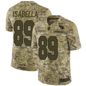 Wholesale Cheap Nike Cardinals #89 Andy Isabella Camo Men\'s Stitched NFL Limited 2018 Salute to Service Jersey