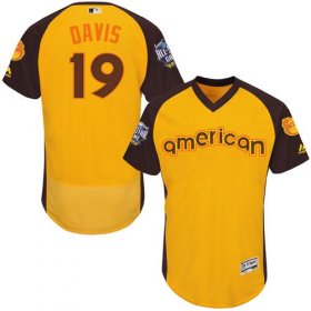 Wholesale Cheap Orioles #19 Chris Davis Gold Flexbase Authentic Collection 2016 All-Star American League Stitched MLB Jersey