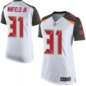Wholesale Cheap Nike Buccaneers #31 Antoine Winfield Jr. White Women\'s Stitched NFL New Elite Jersey
