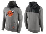 Wholesale Cheap Men's San Francisco Giants Nike Gray Cooperstown Collection Hybrid Pullover Hoodie_1