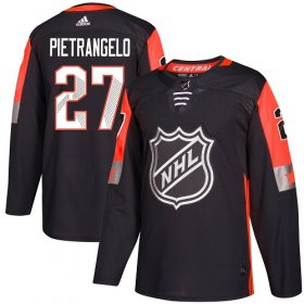 Wholesale Cheap Adidas Blues #27 Alex Pietrangelo Black 2018 All-Star Central Division Authentic Stitched Youth NHL Jersey