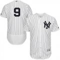 Wholesale Cheap Yankees #9 Roger Maris White Strip Flexbase Authentic Collection Stitched MLB Jersey