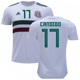 Wholesale Cheap Mexico #17 Candido Away Kid Soccer Country Jersey