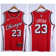 Wholesale Cheap Men Chicago Bulls 23 Michael Jordan 75th Anniversary Red Edition Swingman Stitched Basketball Jersey