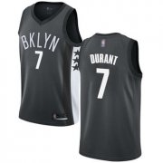 Wholesale Cheap Nets #7 Kevin Durant Gray Basketball Swingman Statement Edition Jersey