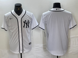 Cheap Men's New York Yankees Blank White Cool Base Stitched Jersey