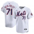 Cheap Men's New York Mets #71 Sean Reid-Fole White 2024 Home Limited Stitched Baseball Jersey