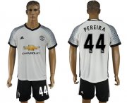 Wholesale Cheap Manchester United #44 Pereira White Soccer Club Jersey