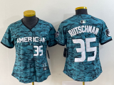 Wholesale Cheap Women's Baltimore Orioles #35 Adley Rutschman Teal 2023 All Star Cool Base Stitched Baseball Jersey