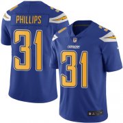 Wholesale Cheap Nike Chargers #31 Adrian Phillips Electric Blue Men's Stitched NFL Limited Rush Jersey