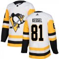 Wholesale Cheap Adidas Penguins #81 Phil Kessel White Road Authentic Stitched NHL Jersey