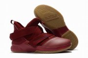 Wholesale Cheap Nike Lebron James Soldier 12 Shoes Knight Wine Red