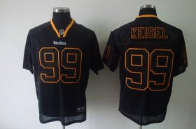 Wholesale Cheap Steelers #99 Brett Keisel Lights Out Black Stitched NFL Jersey