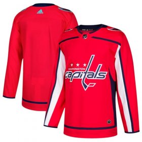 Wholesale Cheap Adidas Capitals Blank Red Home Authentic Stitched NHL Jersey