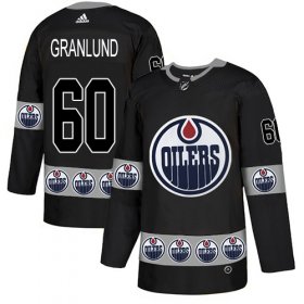 Wholesale Cheap Adidas Oilers #60 Markus Granlund Black Authentic Team Logo Fashion Stitched NHL Jersey