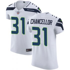 Wholesale Cheap Nike Seahawks #31 Kam Chancellor White Men\'s Stitched NFL Vapor Untouchable Elite Jersey