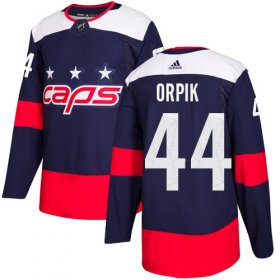 Wholesale Cheap Adidas Capitals #44 Brooks Orpik Navy Authentic 2018 Stadium Series Stitched Youth NHL Jersey