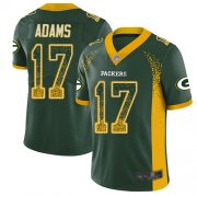 Wholesale Cheap Nike Packers #17 Davante Adams Green Team Color Men's Stitched NFL Limited Rush Drift Fashion Jersey