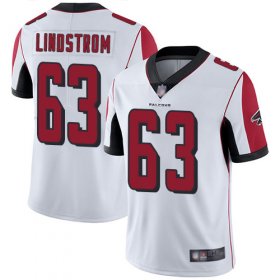 Wholesale Cheap Nike Falcons #63 Chris Lindstrom White Men\'s Stitched NFL Vapor Untouchable Limited Jersey