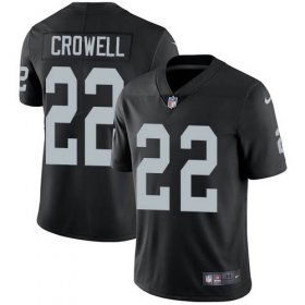 Wholesale Cheap Nike Raiders #22 Isaiah Crowell Black Team Color Men\'s Stitched NFL Vapor Untouchable Limited Jersey