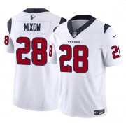 Cheap Youth Houston Texans #28 Joe Mixon White 2024 F.U.S.E. Vapor Untouchable Limited Football Stitched Jersey