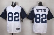 Wholesale Cheap Nike Cowboys #82 Jason Witten White Men's Stitched NFL Elite Rush Jersey