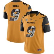 Wholesale Cheap Missouri Tigers 9 Jalen Knox Gold Nike Fashion College Football Jersey
