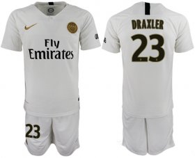 Wholesale Cheap Paris Saint-Germain #23 Draxler Away Soccer Club Jersey