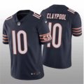 Wholesale Cheap Men Chicago Bears #10 Chase Claypool Navy Vapor Untouchable Limited Stitched Football Jersey