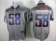 Wholesale Cheap Broncos #58 Von Miller Grey Shadow Stitched NFL Jersey