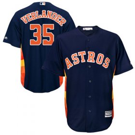 Wholesale Cheap Astros #35 Justin Verlander Navy Blue Cool Base Stitched Youth MLB Jersey